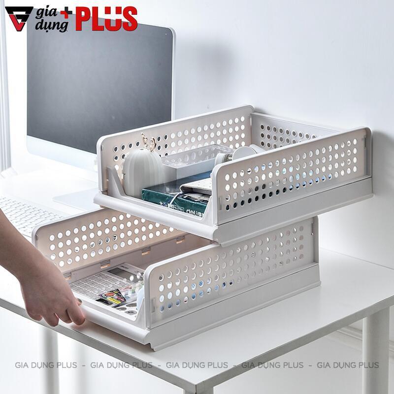 Hộp đựng đồ ngăn kéo để phân chia tủ quần áo, đựng đồ đa năng gấp gọn VIMORA