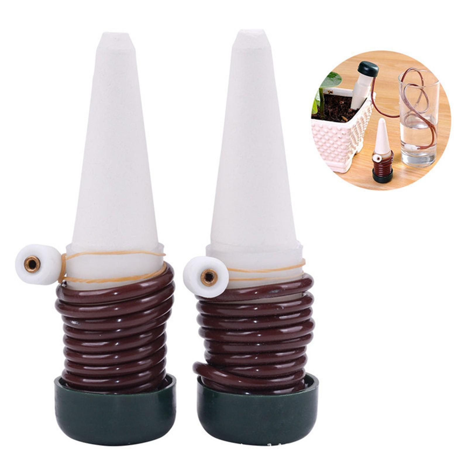 2x Plant Watering Stakes Automatic Drip Irrigation Garden Indoor Tool