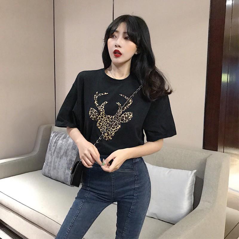 Áo thun Deer rộng tay lỡ A42