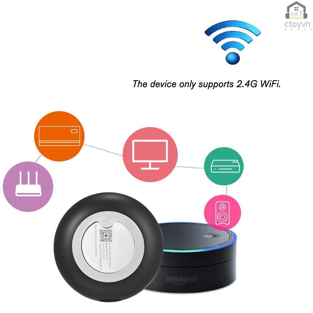 Điều khiển từ xa WiFi-IR IR  cho TV/máy lạnh DVD Using Tuya Smart Life AP tương thích với Alexa Google