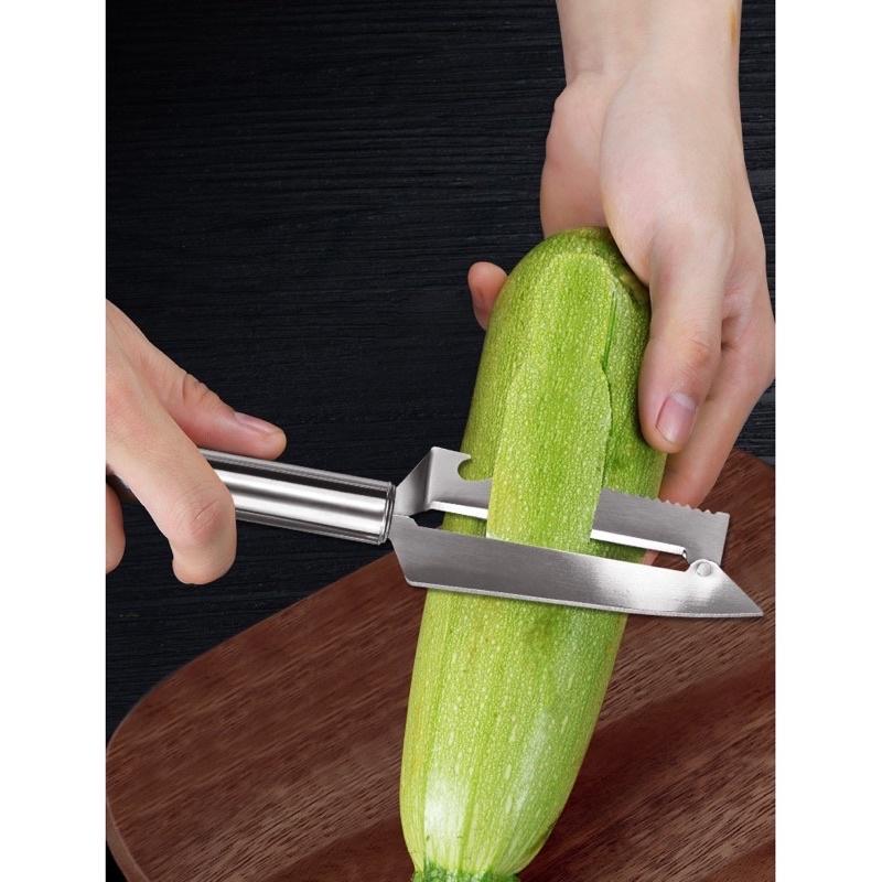 Dao nạo 2 lưỡi, bào củ quả inox