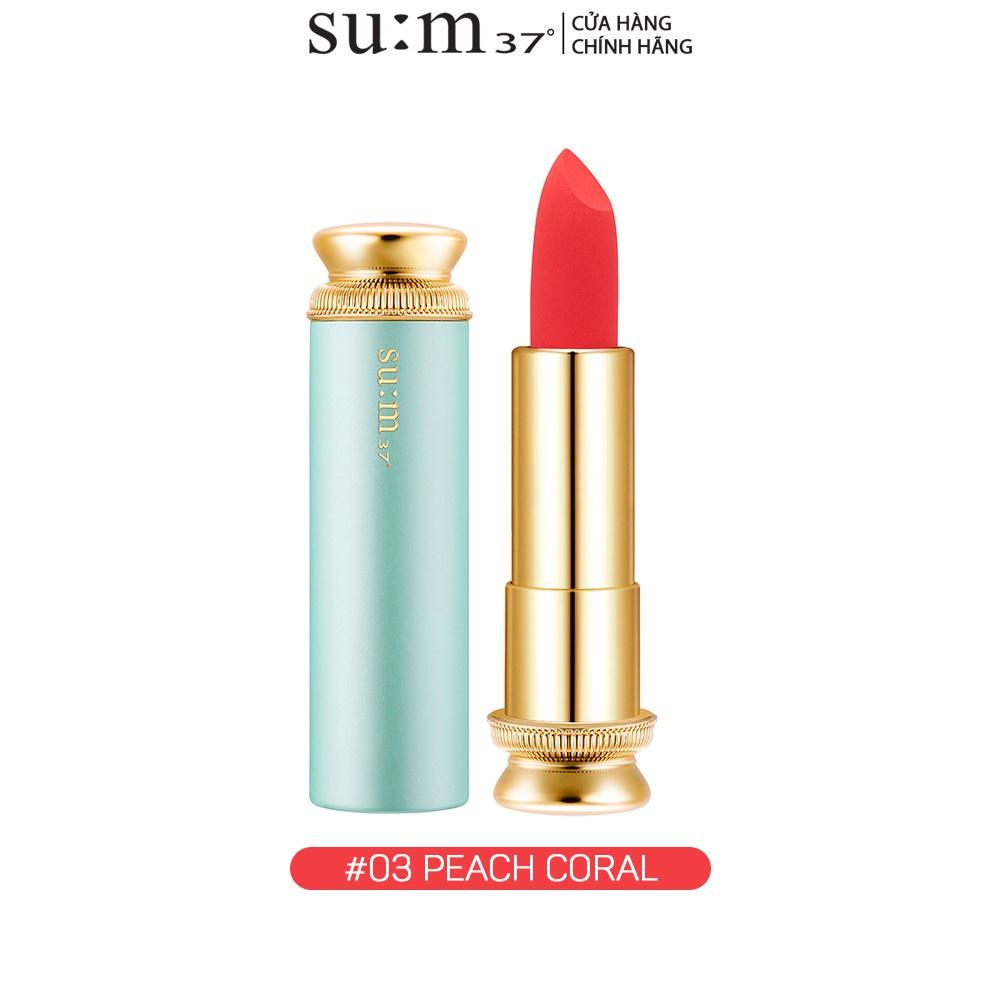 Son nhung lì dưỡng ẩm hoàng kim Su:m37 Losec Summa Velvet Lipstick 3.6g