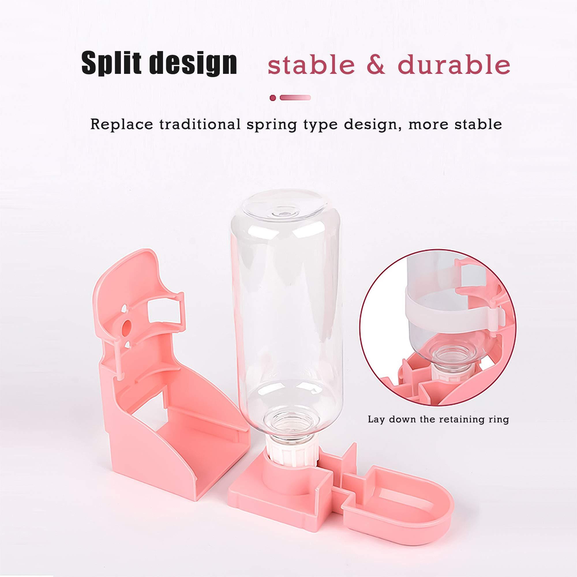 PET có thể phân phối nước tự động, treo 500ml, Độc dược cho chó con/lợn/mèo/mèo/chuột đồng/thỏ