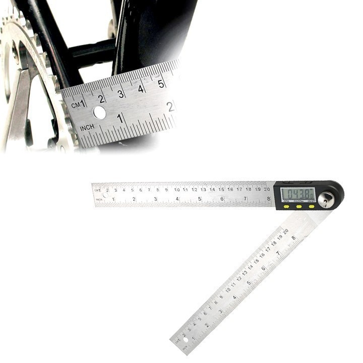 thước đo góc,đo độ điện tử dài 200mm bằng thép không rỉ