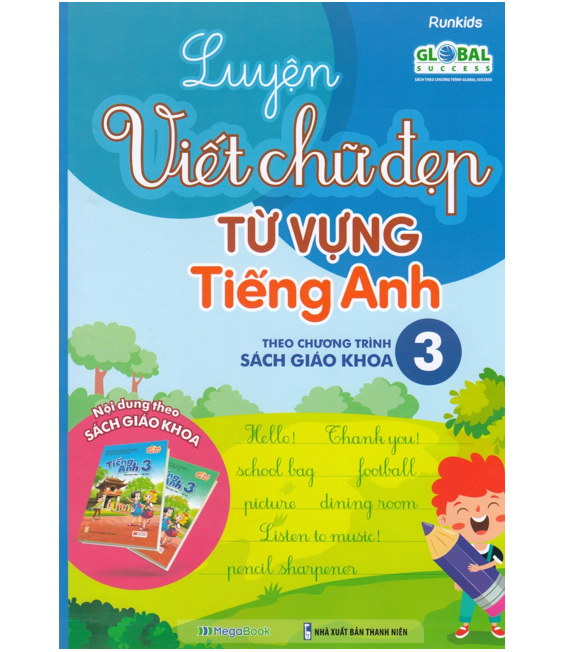 Sách Luyện viết chữ đẹp từ vựng tiếng Anh - theo chương trình Sách giáo khoa 3
