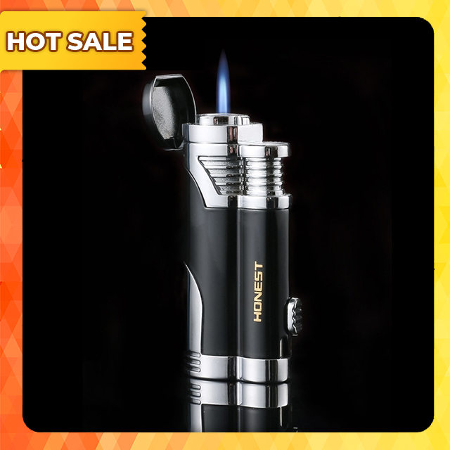 Vỏ Hột Quẹt Bật Lửa Honest Khò 2 Tia cực mạnh BCZ359 Dùng Gas Cao Cấp