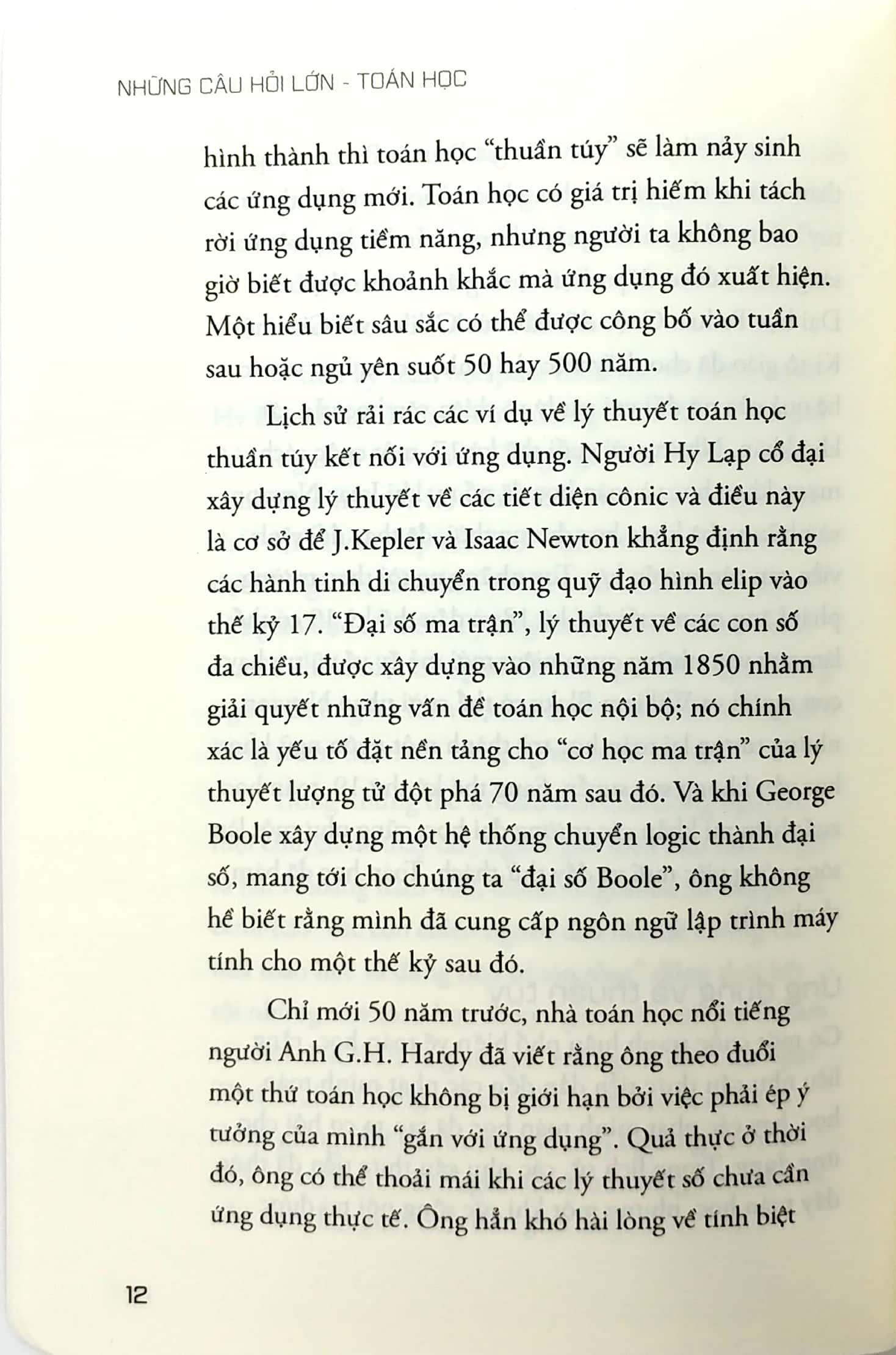 Những Câu Hỏi Lớn - Toán Học