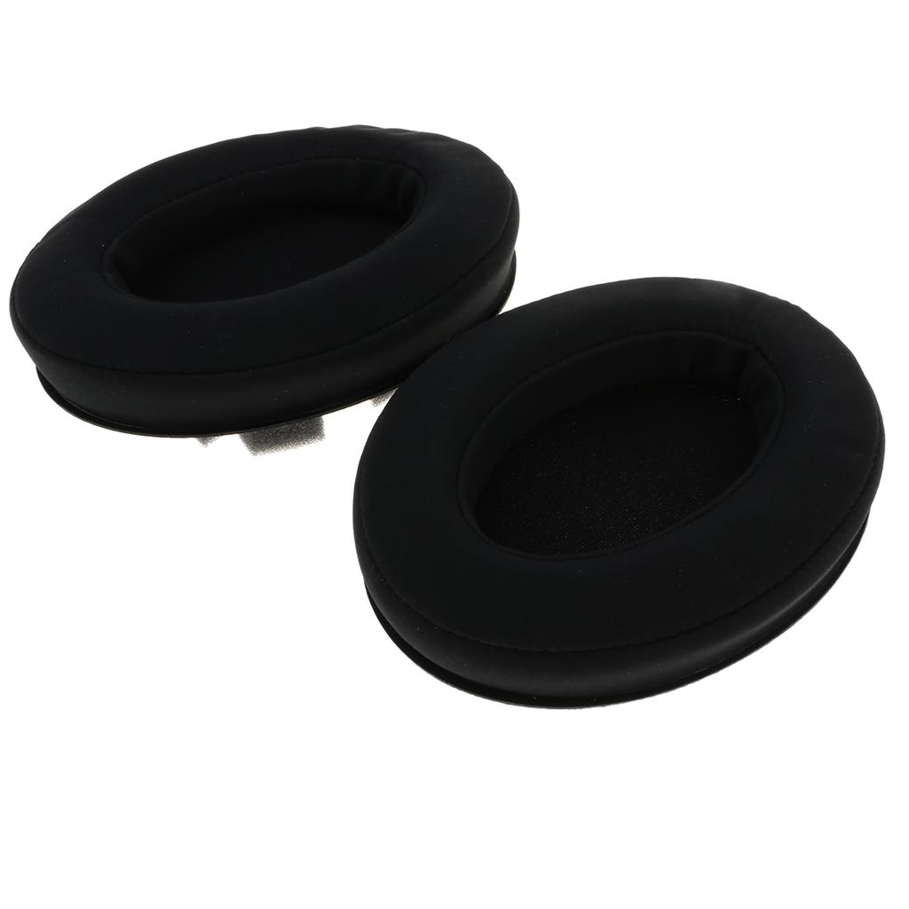 2x Ear Pads for MDR 1000X WH 1000XM2 Headphones Synthetic Leather Pad Enhance Bass Performance