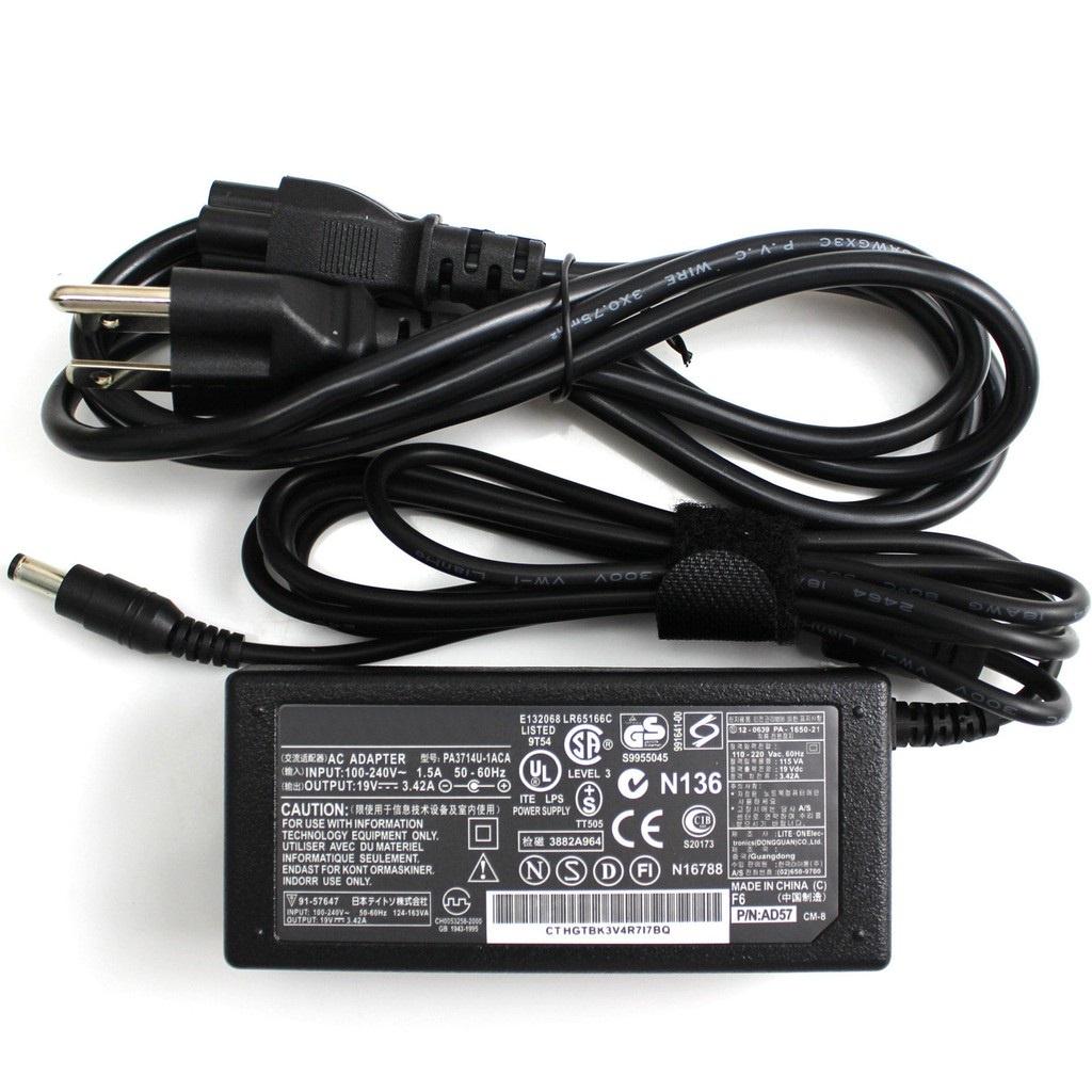 Sạc Cho Laptop Toshiba Satellite L550 L555 L555D Adapter 19V-3.42A