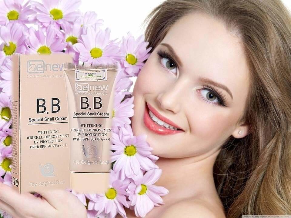 Kem lót nền trang điểm BB  Benew tinh chất ốc sên Hàn Quốc 50ml