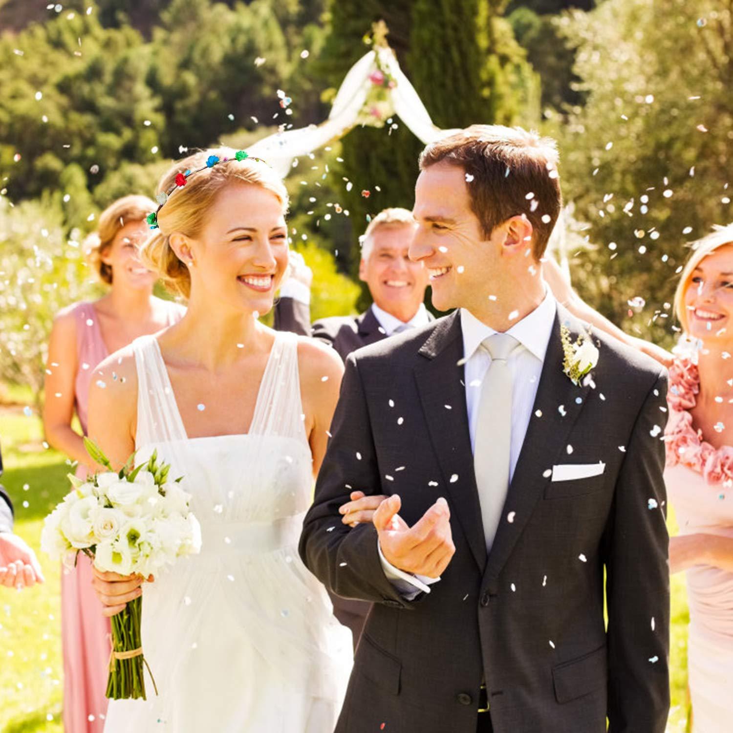 Hoa headband, 10 mảnh dẫn hoa vòng hoa vòng hoa gia nhập tóc -nếp trán dốc cao