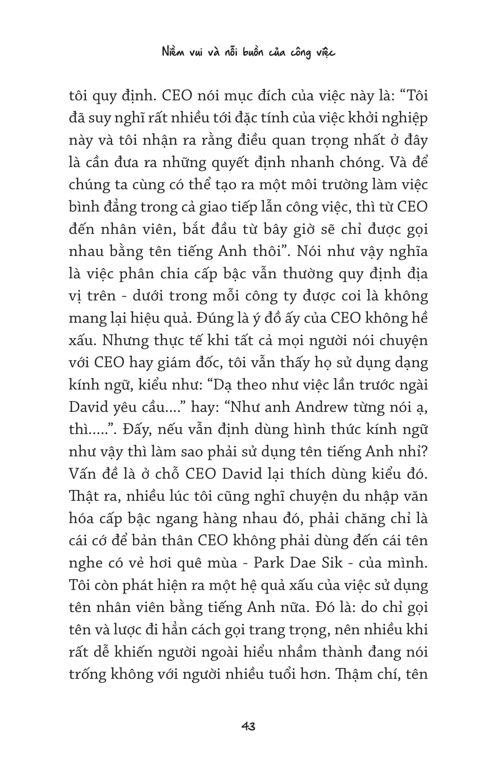 Niềm Vui Và Nỗi Buồn Của Công Việc _TRE