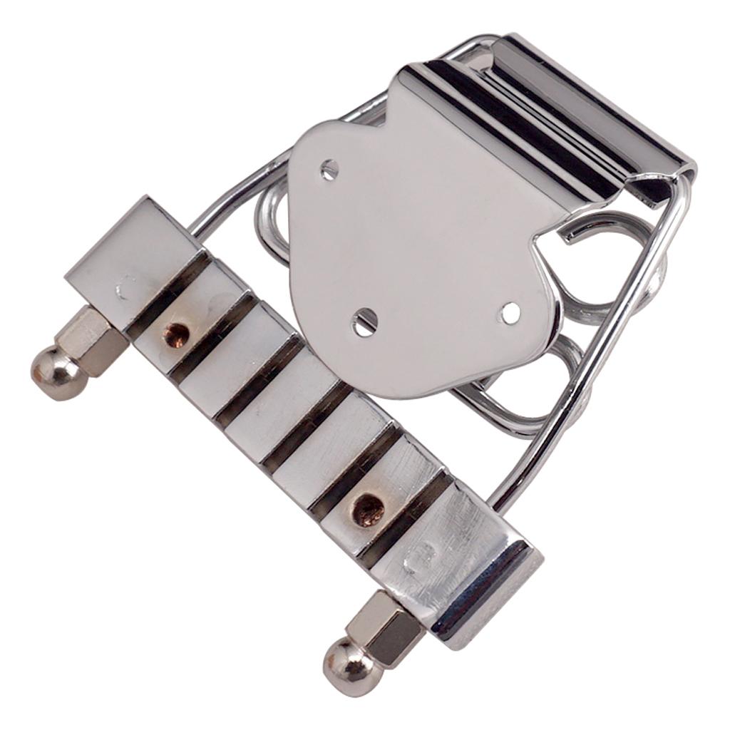 1 Set Tailpiece Bridge& Guitar Bridge for Archtop Jazz Guitar