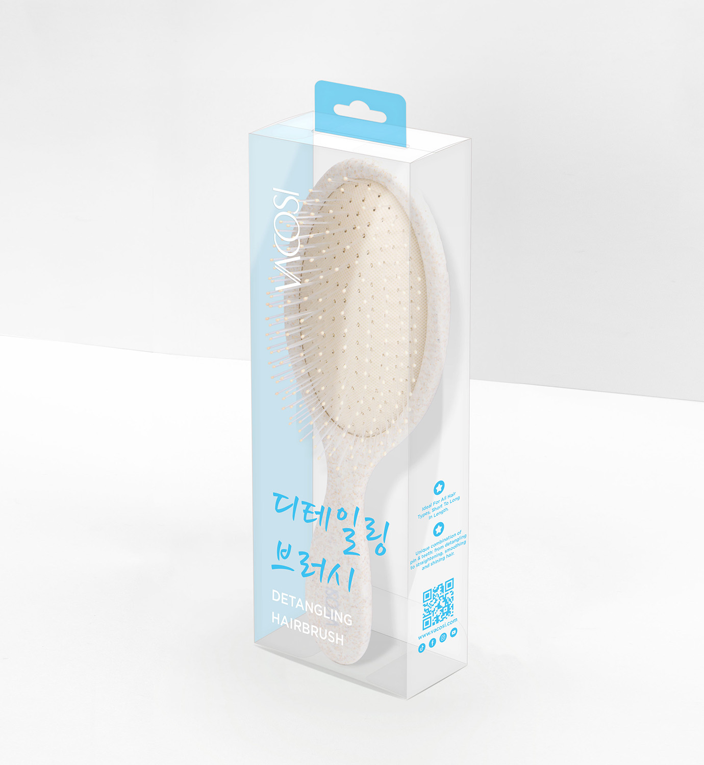Lược gỡ rối &amp; tạo kiểu cơ bản VACOSI ORIGINAL DETANGLING BRUSH - C16