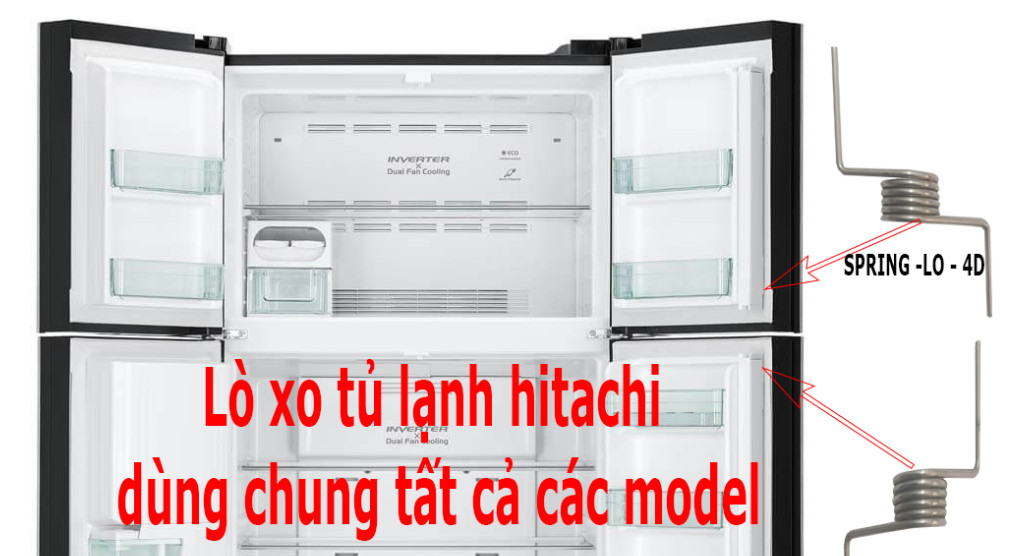 LÒ XO NẸP CỬA TỦ LẠNH HITACHI – HÀNG CHÍNH HÃNG