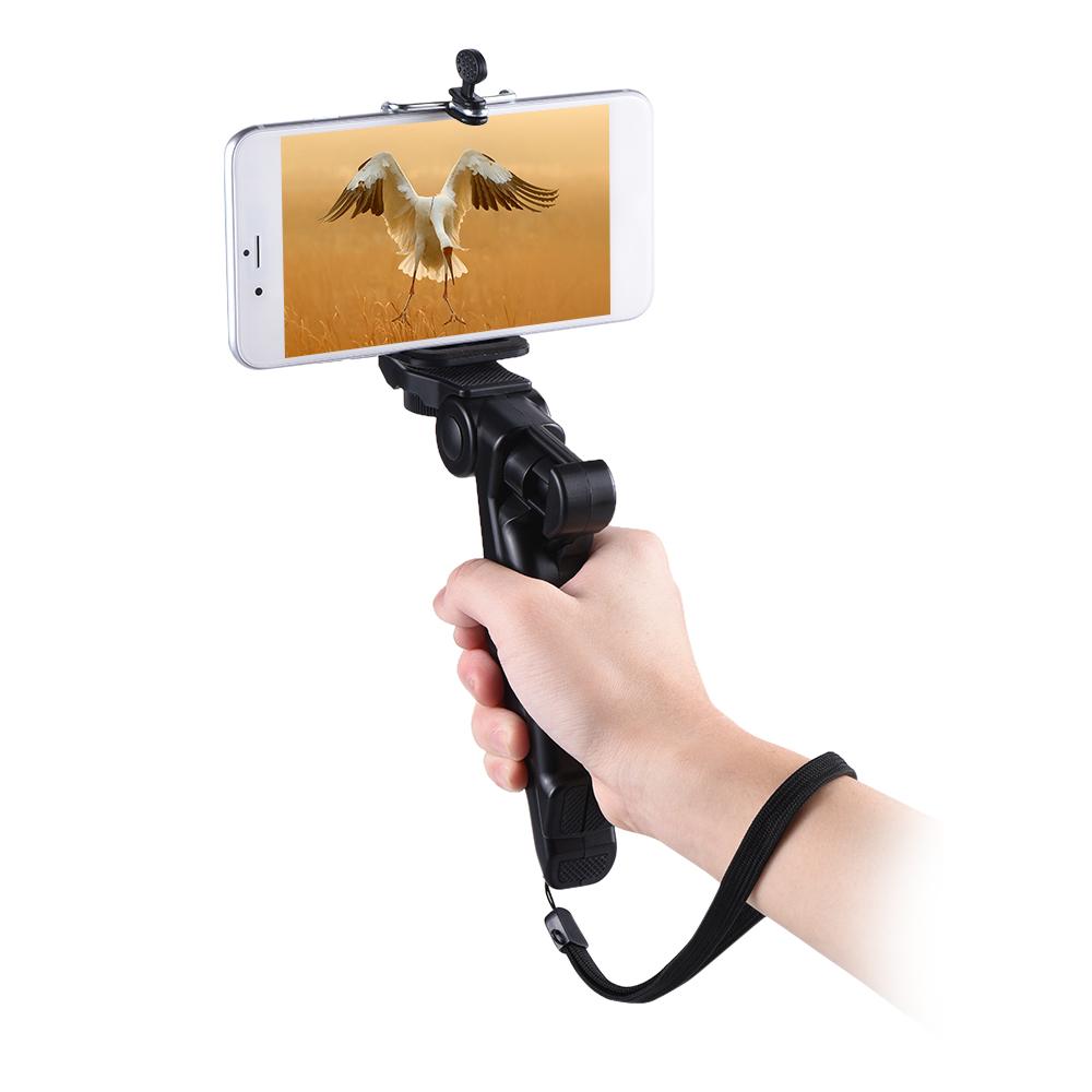 Mini Tripod Stand Support Holder Hand Grip Stabilizer with Smartphone Clip Bracket for iPhone 7 Plus/7/6/6  Plus/6s/ for