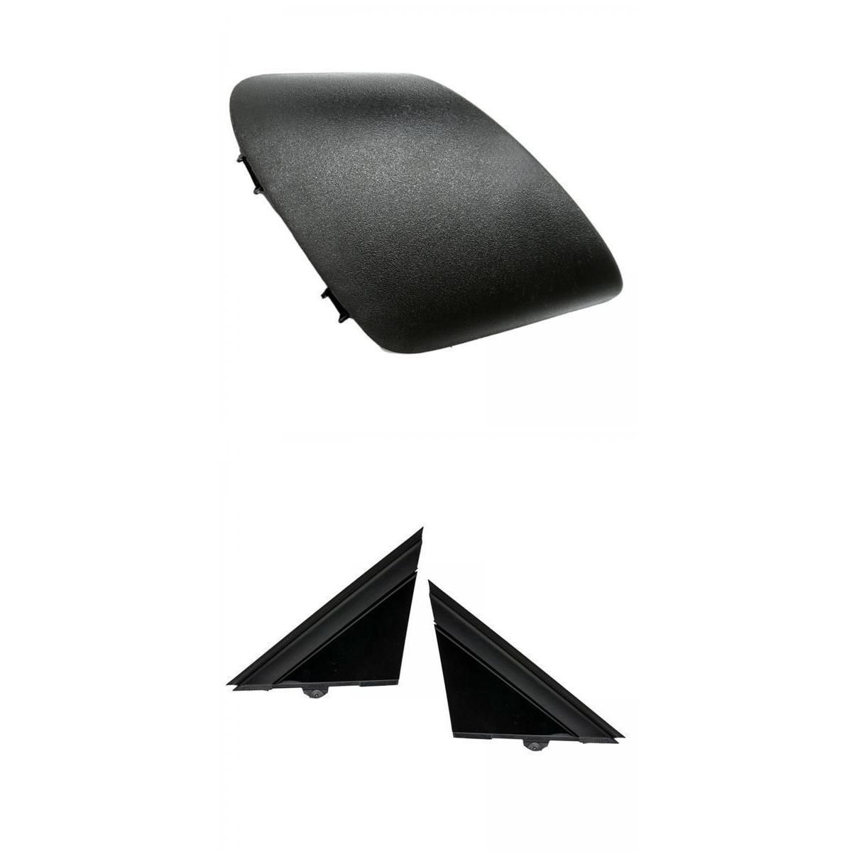 2x Door Mirror  Covers and Rear View Wing Mirror Cover Trim for