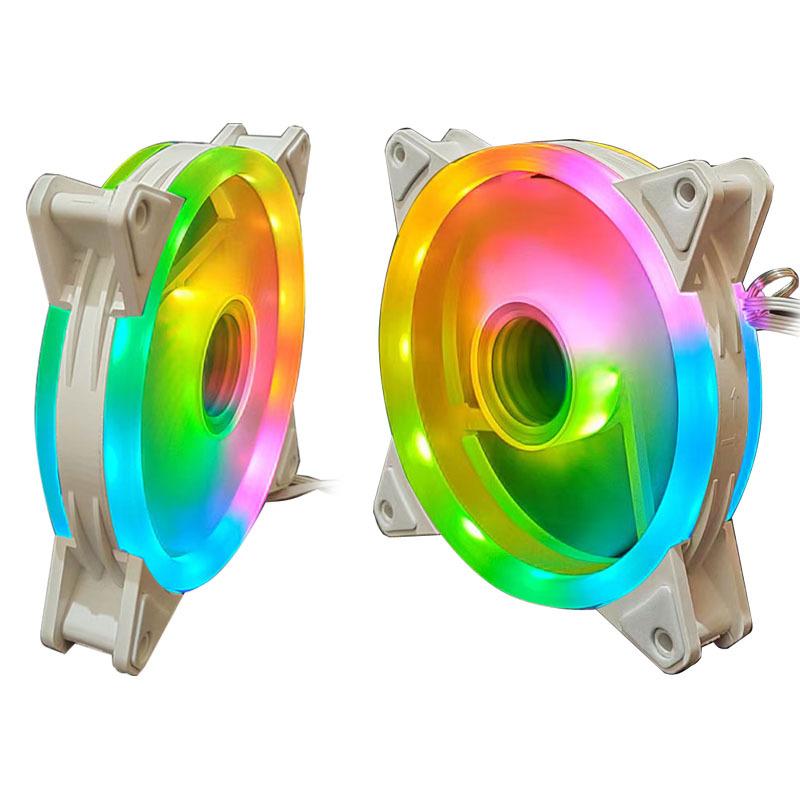Khuyến mại mới hàng không gương khung quạt 12cm gương nghìn lớp máy chủ argb Shenguang đồng bộ PWM điều khiển nhiệt độ tản nhiệt