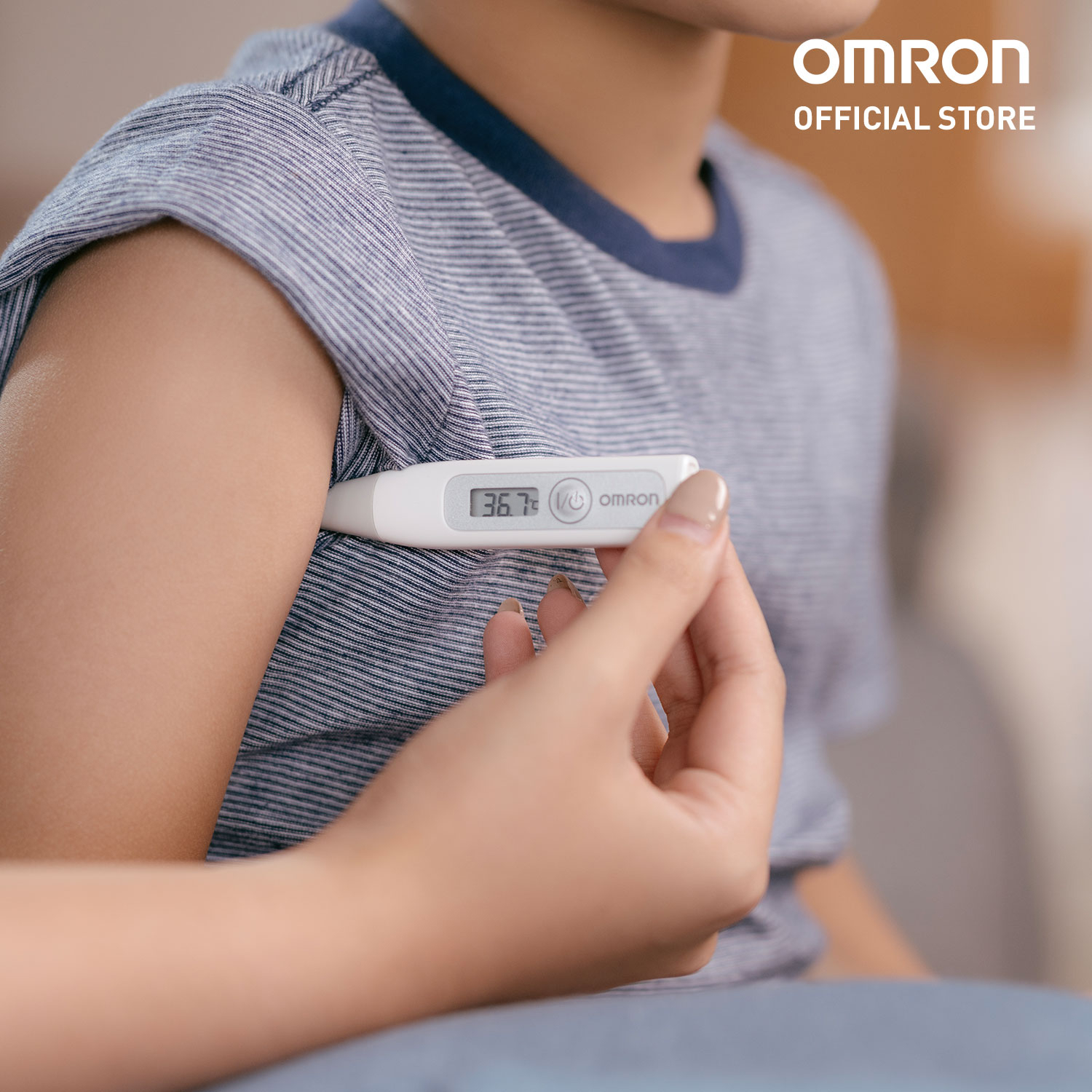 Bảo hành 2 Năm - Nhiệt kế điện tử Omron MC-343F
