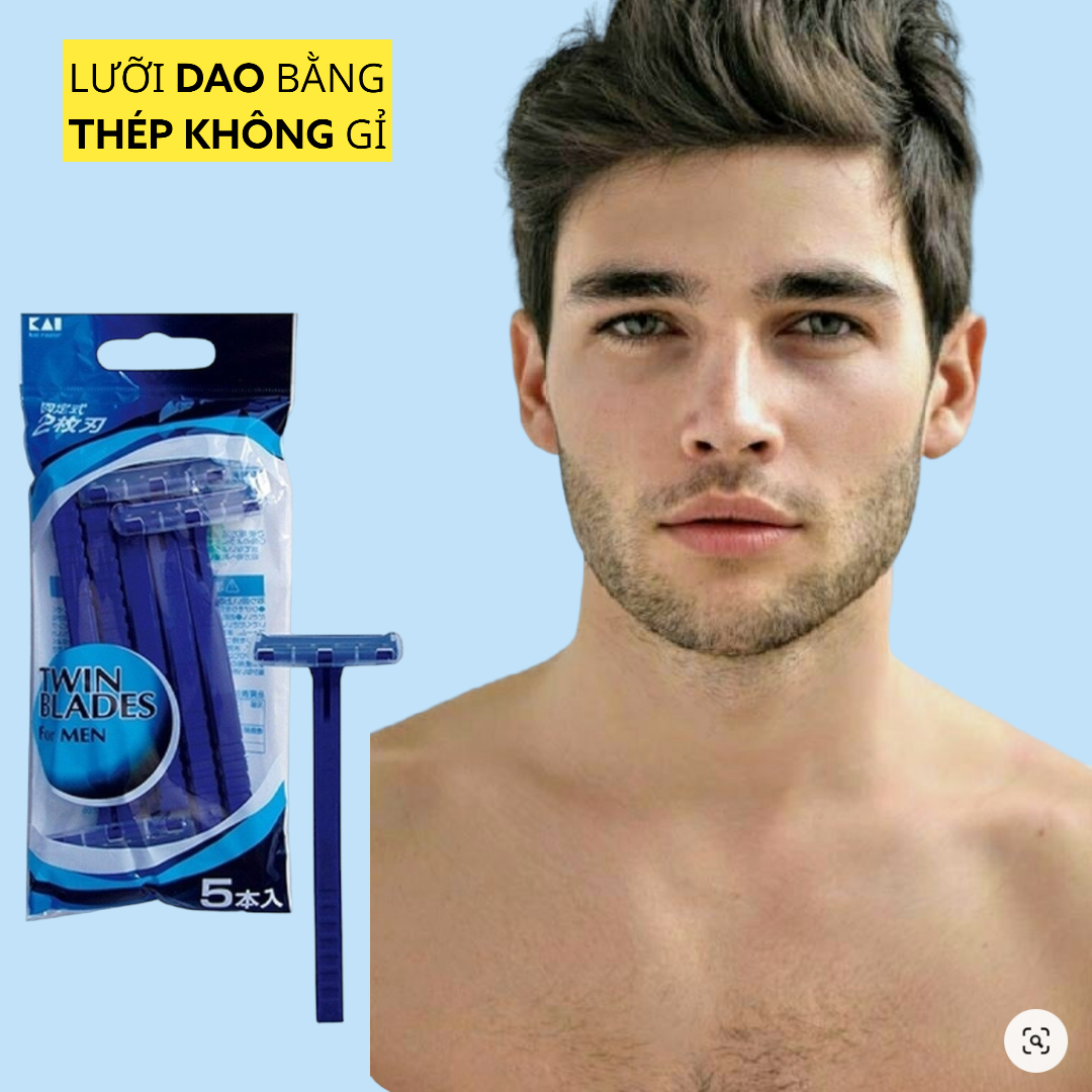 Dao Cạo Râu Kai 2 Lưỡi Kép 12532 -Besty BSTX-2PF2
