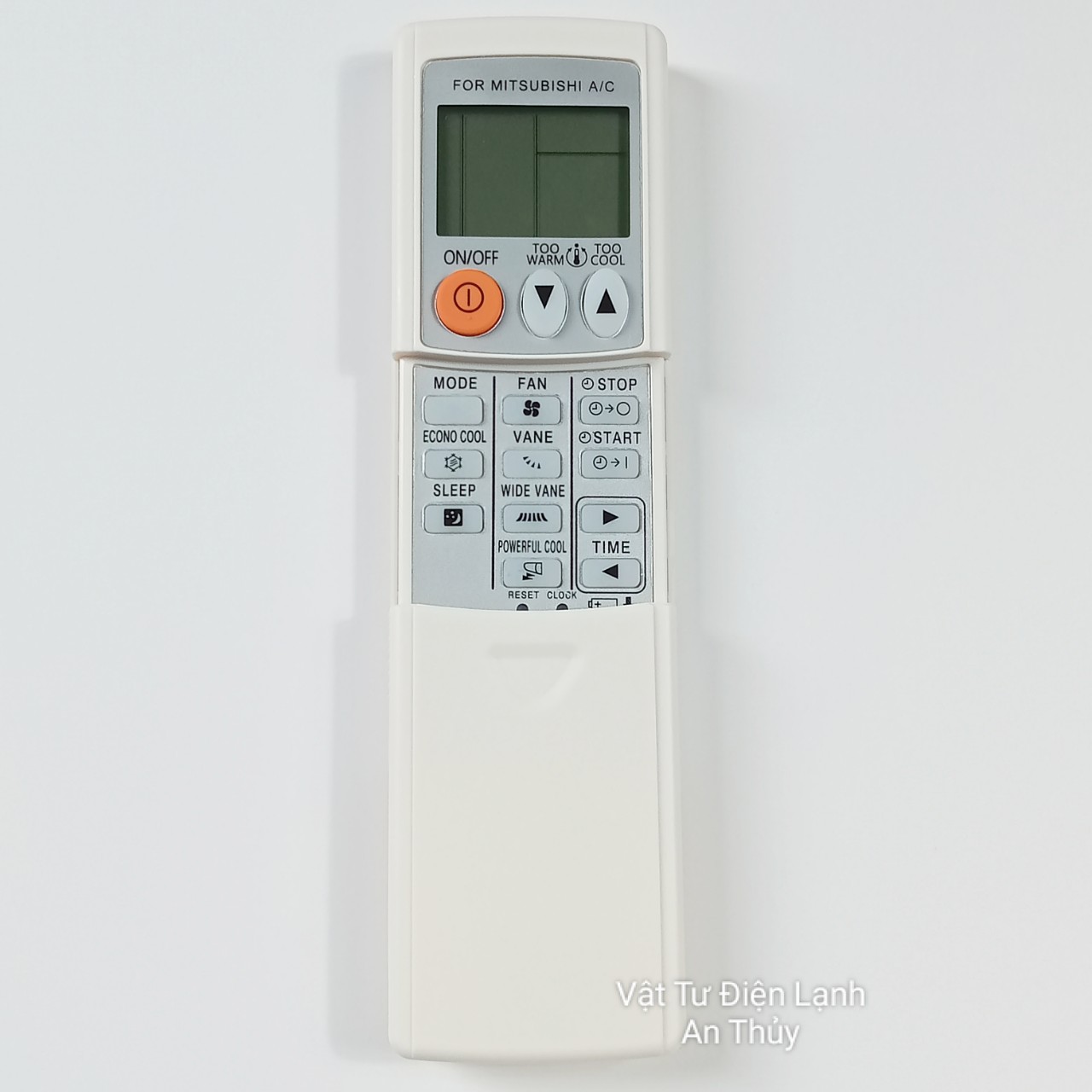 Remote máy lạnh MITSUBISHI trượt - Điều khiển máy lạnh MITSUBISHI - Remote điều hòa MITSUBISHI - Điều khiển điều hòa