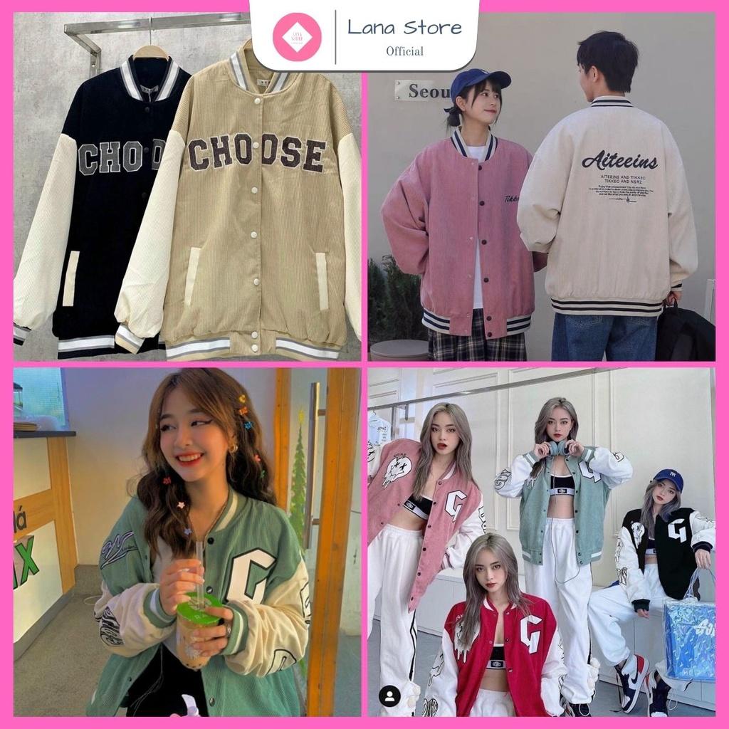 Áo Khoác Bomber Nhung Ulzzang Unisex Các Mẫu Siêu Xinh Chất Đẹp