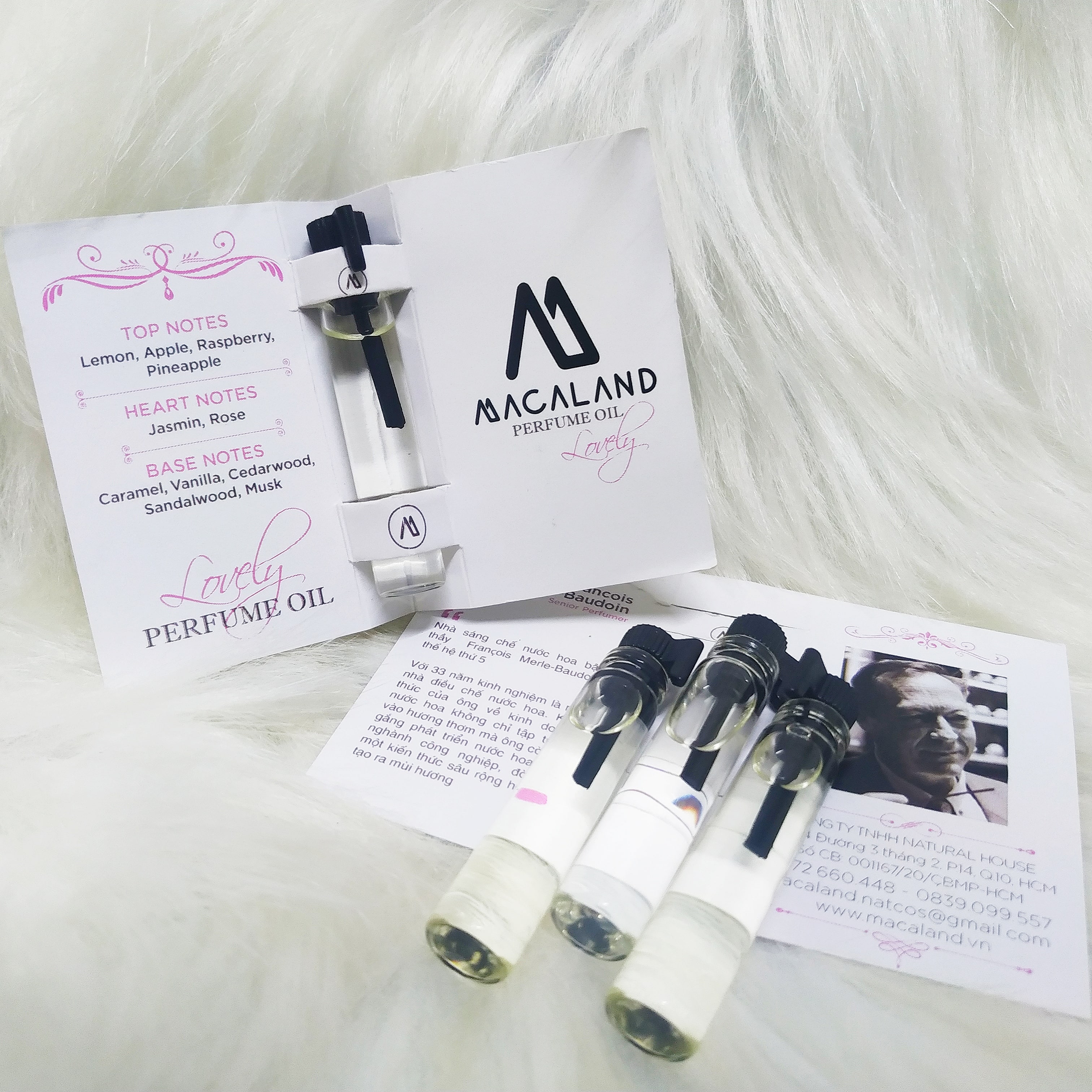 Nước hoa nữ Lovely Sweet 2ml MACALAND ( mini size )