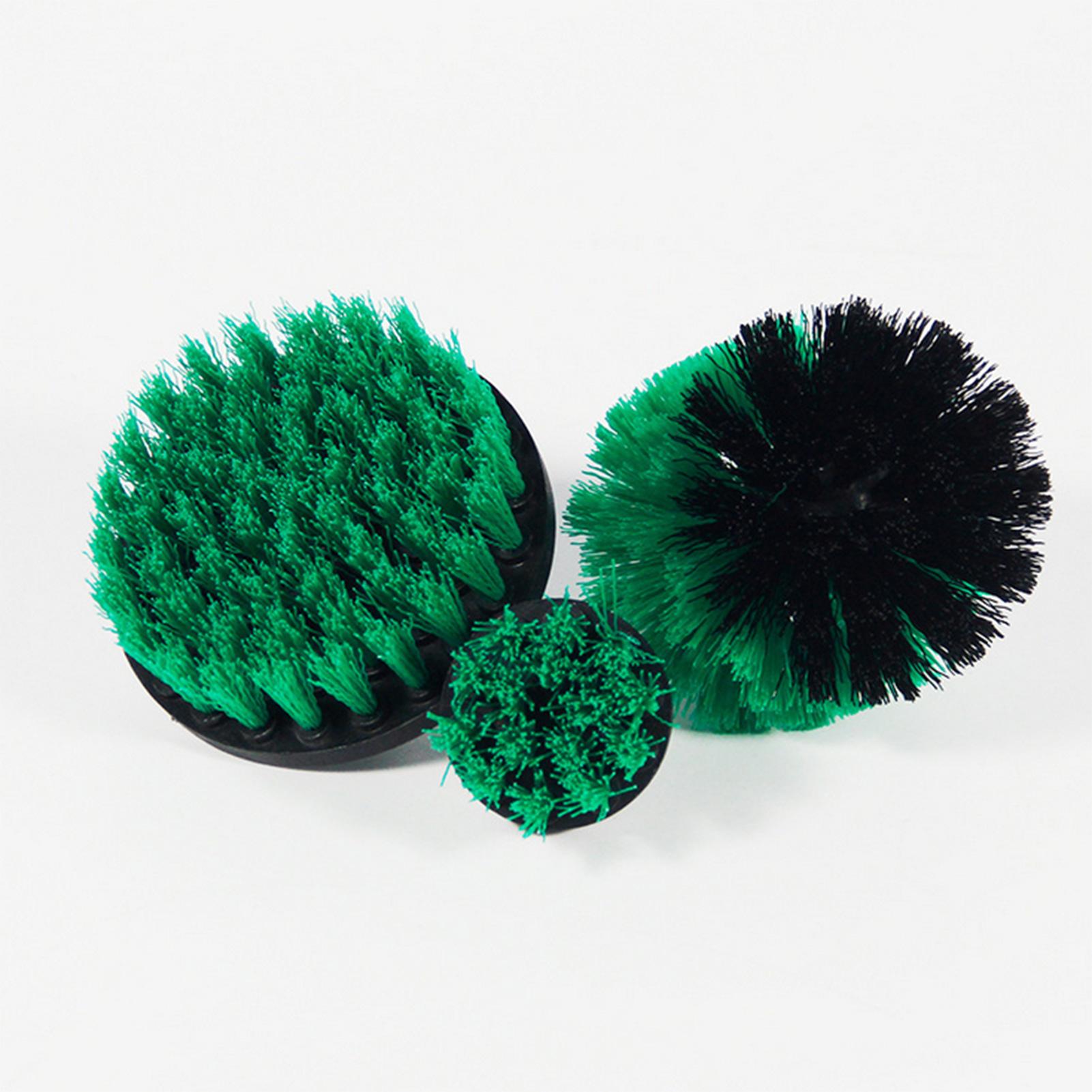 Bộ 9 bàn chải chà rửa gắn máy khoan với thanh nối dài 6 inch làm sạch xe hơi/phòng tắm