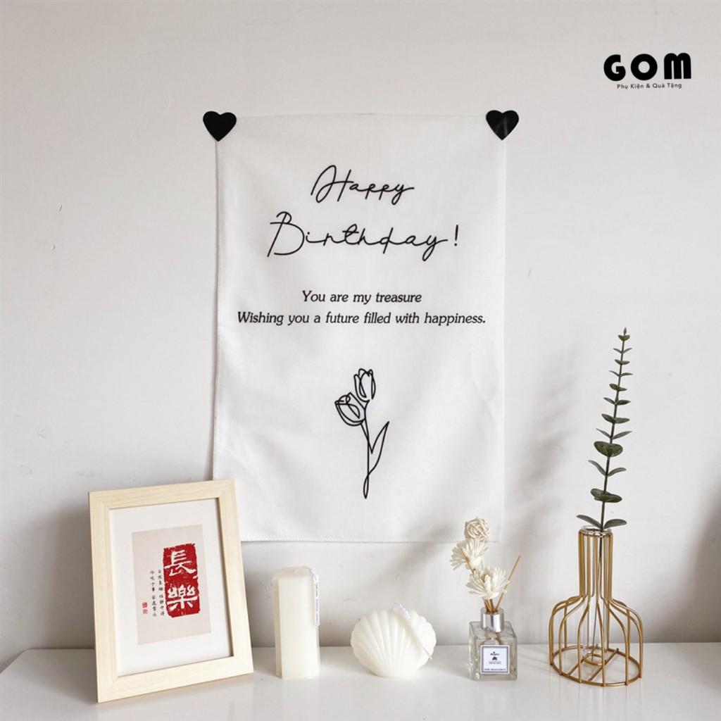 Tranh vải treo tường nghệ thuật dán/ treo tường decor phòng, size 40x50cm