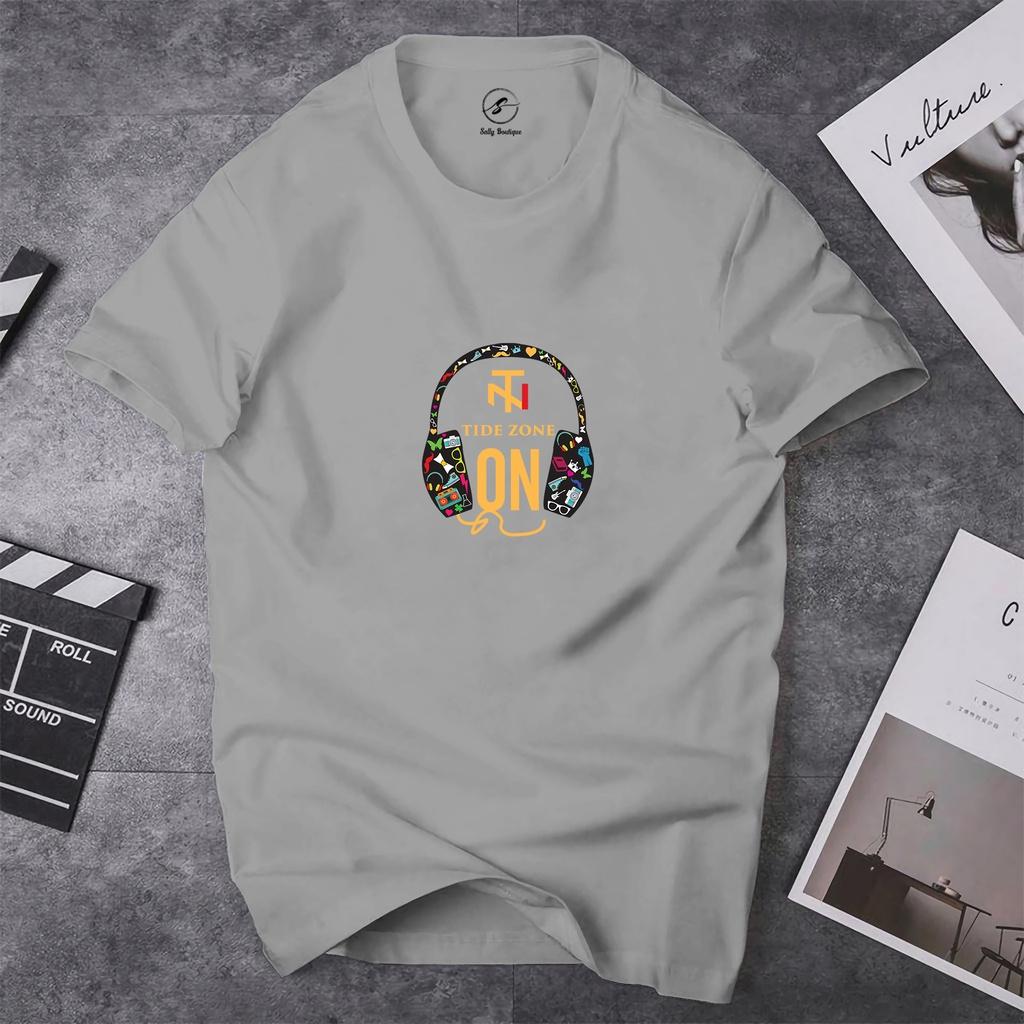 Áo Phông Nữ Phom Xuông Dễ Mặc Tide Zone Chất Vải Cotton Dày Dặn Co Giãn Tốt ST005 Sally Boutique