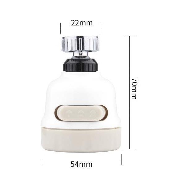 Đầu Vòi Tăng Áp Điều Hướng 360 Độ Với 3 Chế Độ Chảy - Loại Tốt