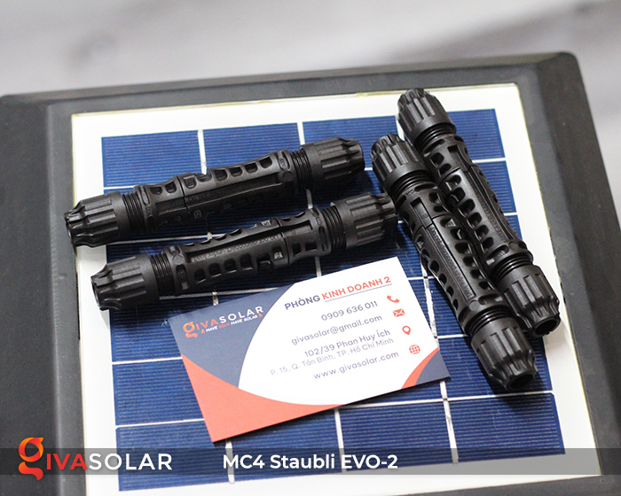 MC4 Staubli EVO-2 - Jack đầu nối kết nối dây cáp MC4 cho solar tấm pin năng lượng mặt trời GIVASOLAR