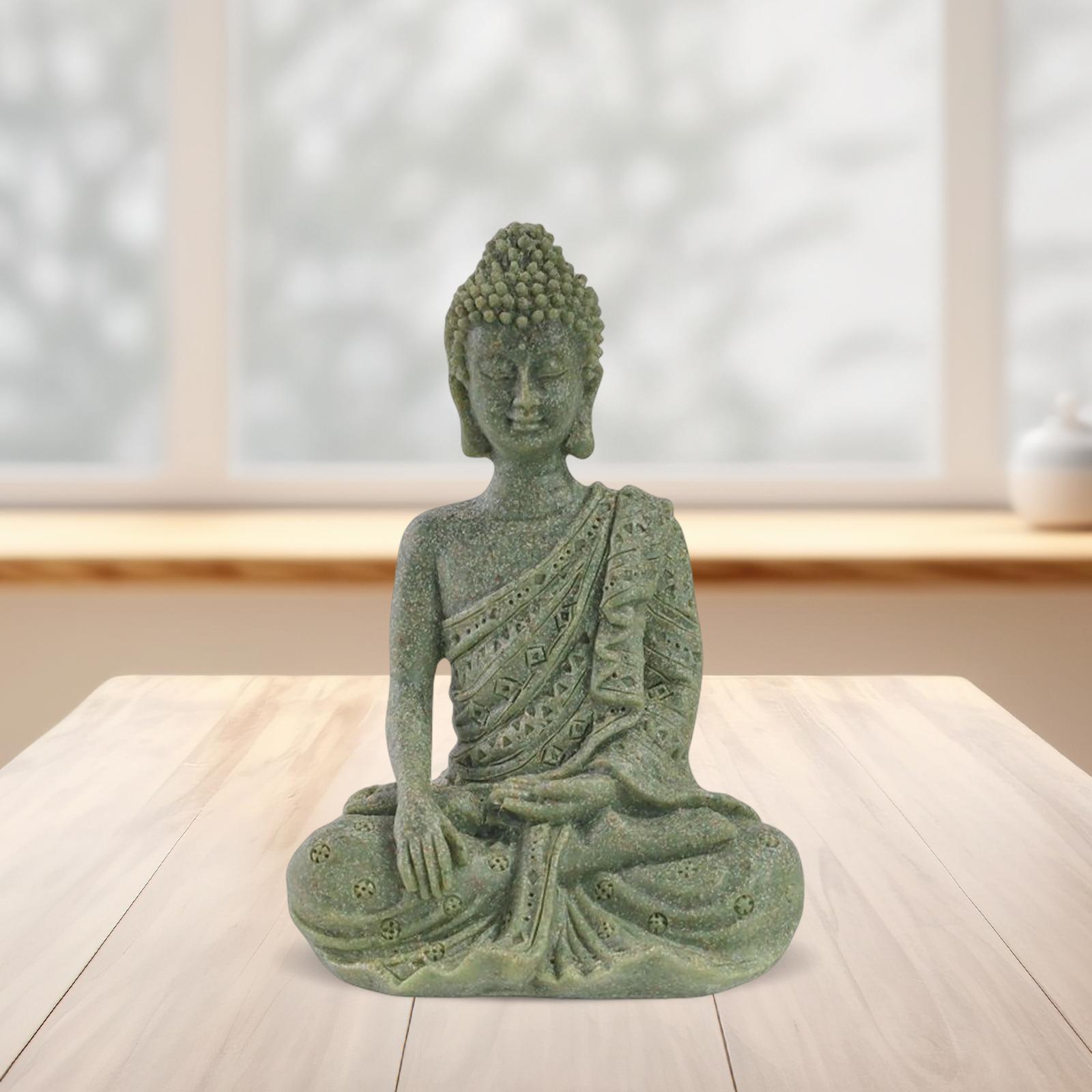 Resin Buddha Statue Buddha Sculpture Gift Buddha Figurine for Desktop Office