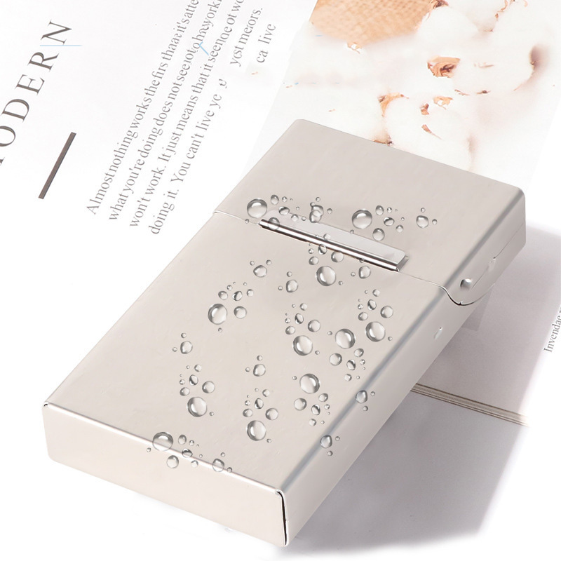 Hộp Đựng Thuốc 20 Điếu Dài Slim Hộp Nhôm Bóng Trơn