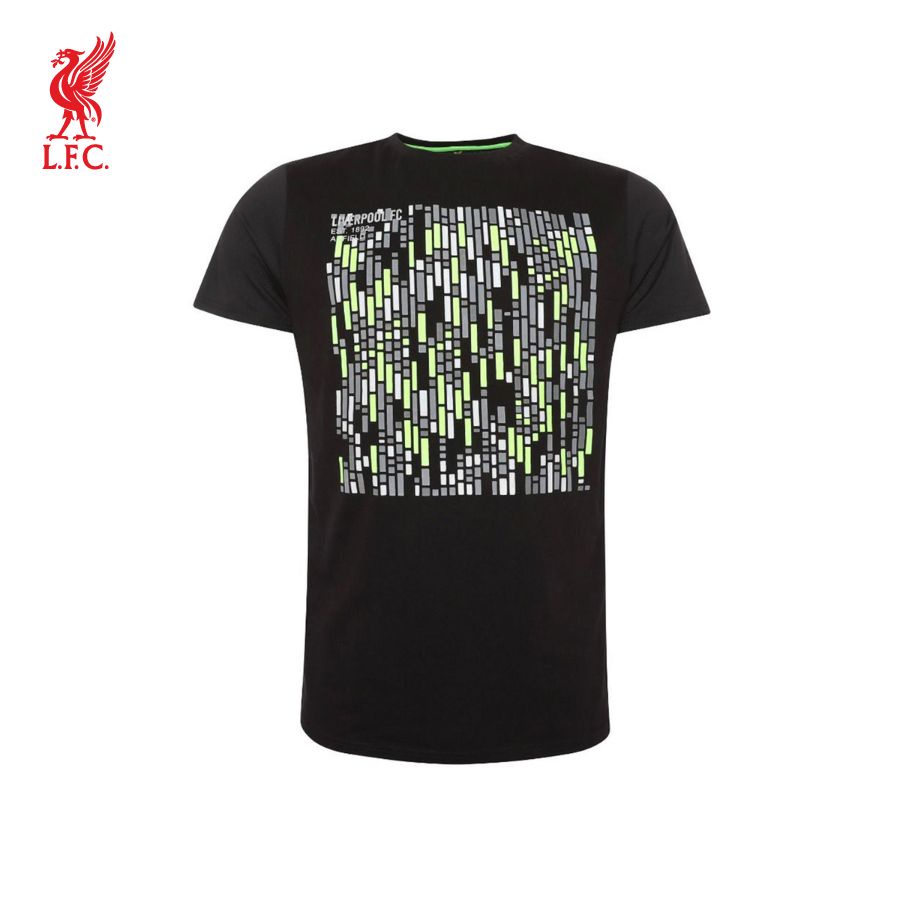 Áo thun tay ngắn thể thao nam LFC Neon Print - A15168 - BLACK - L