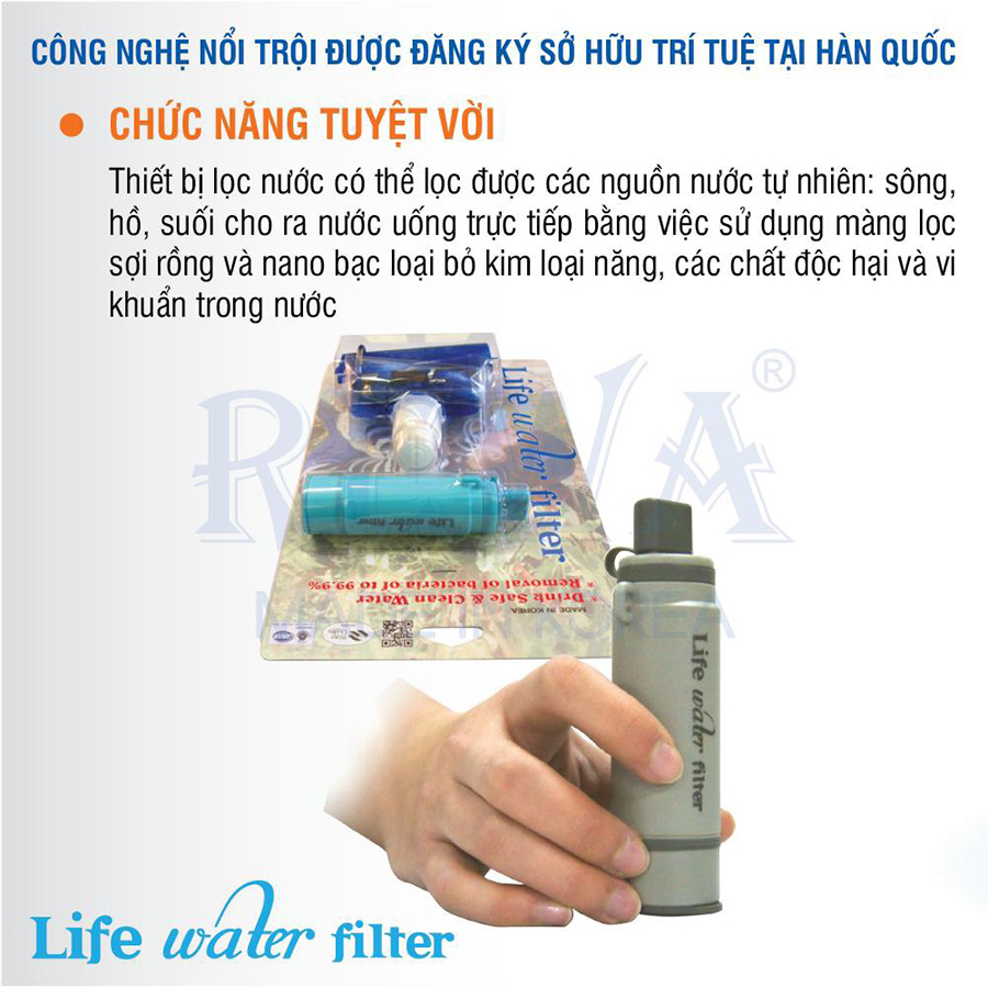 Hệ Thống Lọc Nước Cá Nhân Rewa RW-TF-20 - Hàng Chính Hãng