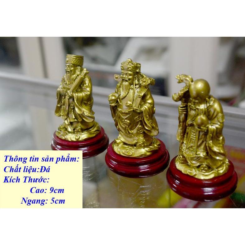 Bộ tượng Tam Đa-Ba ông Phúc Lộc Thọ có đế cao 9cm-Nhiều mẫu