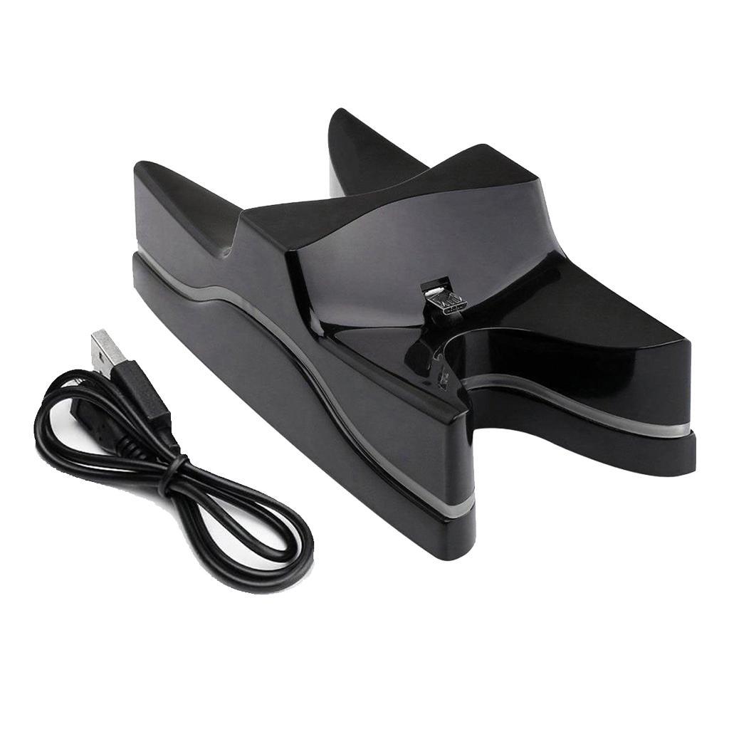 Dual Controller Charger Station LED Fast Charging Stand For PS4 /Slim/ Pro