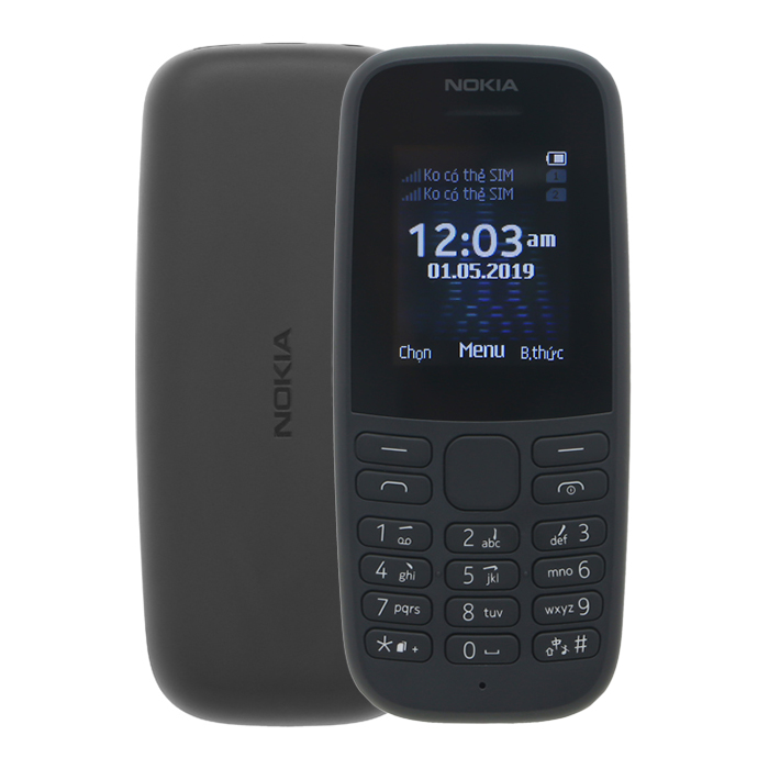 Điện thoại Nokia 105 - 8 MB, 2 sim