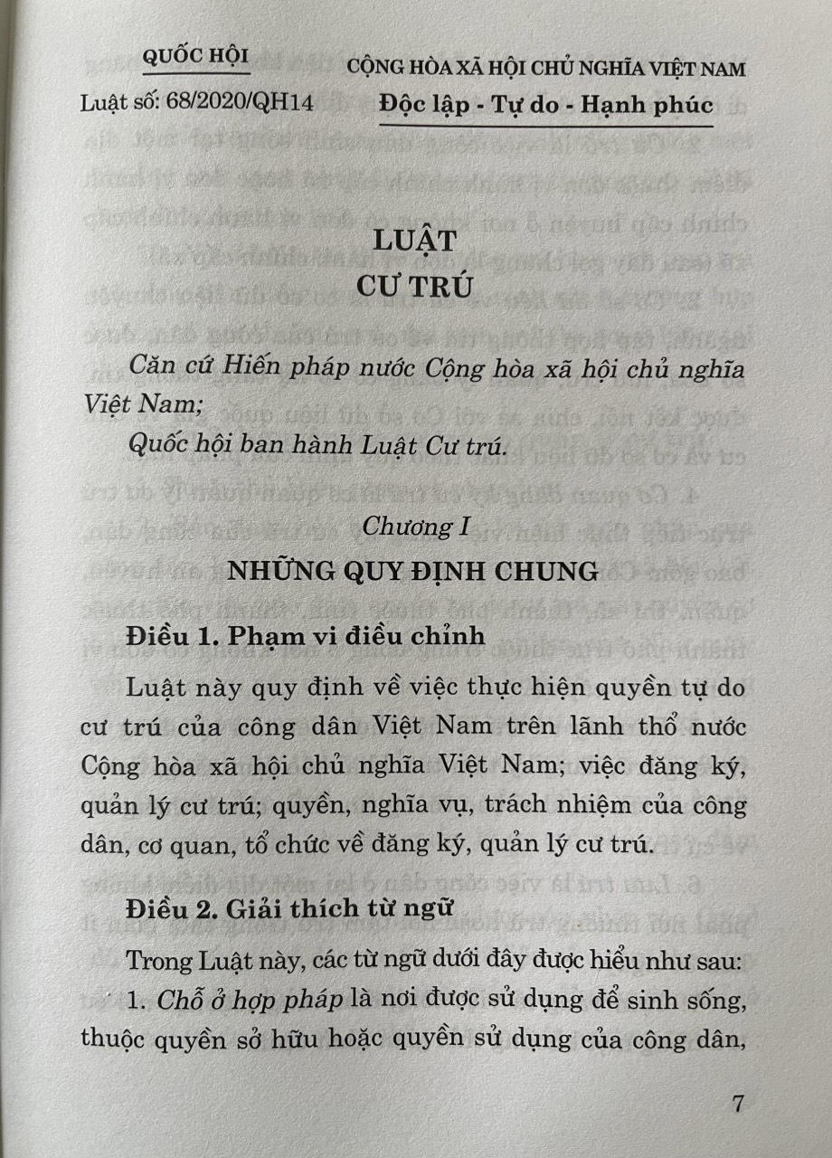 Luật Cư Trú