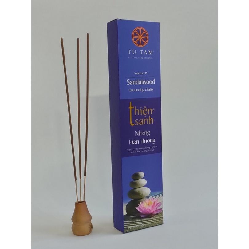 Nhang Đàn Hương Lão Sơn Thiện Sanh Mùi Thơm Mạnh Mẽ Tinh Khiết, Dài 30cm 250g