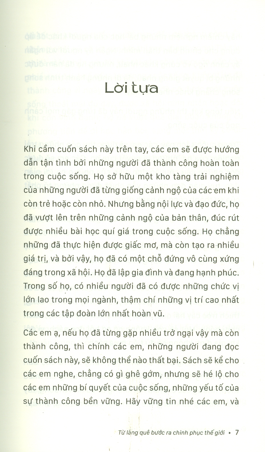 KHÔNG CÓ ĐỈNH QUÁ CAO - TỪ LÀNG QUÊ BƯỚC RA CHINH PHỤC THẾ GIỚI