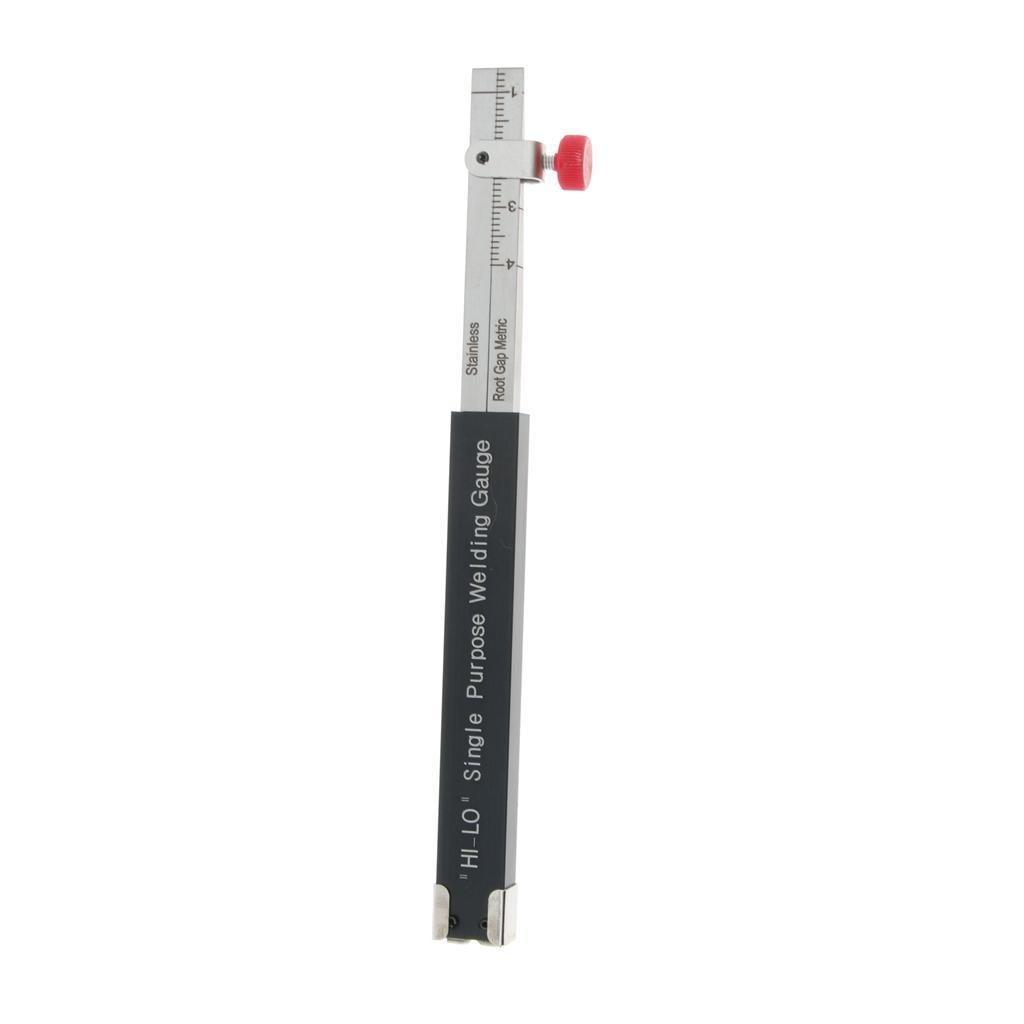 2x Internal Hi-Lo Gage Single Purpose Metric Measurement Welding Gauge Gage Test Tool, Stainless Steel , Black&Silver
