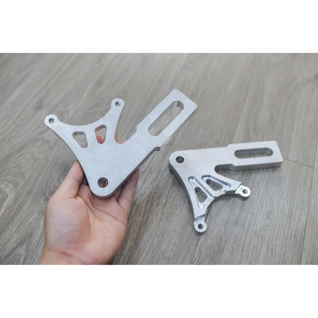 PAD PHANH DÀNH CHO YAMAHA TFX 150 đĩa sau 2 Pits đối xứng. Pad phanh CNC Nguyên Khối