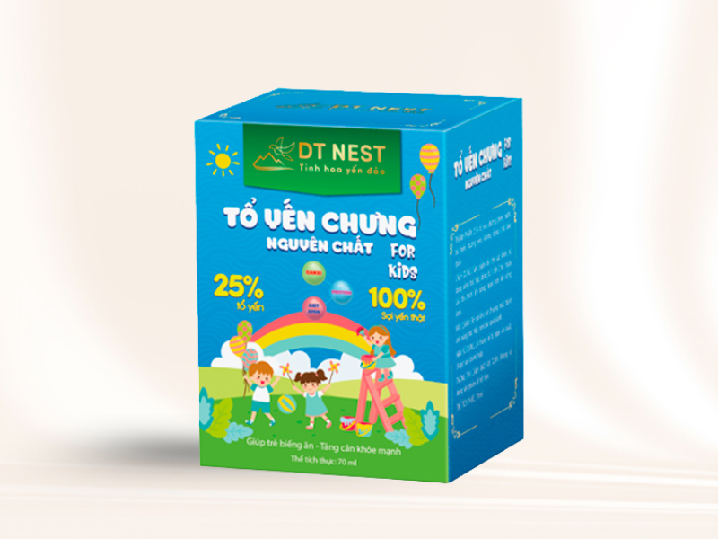 Tổ Yến Chưng Nguyên Chất For Kid DTNEST- Hũ 70ml- Dinh Dưỡng Cho Trẻ