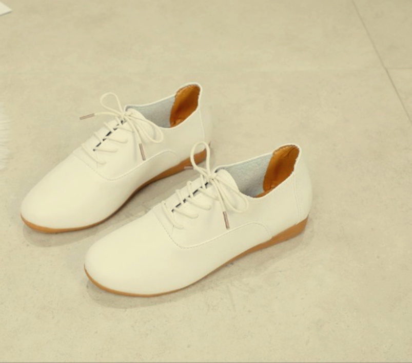 Giày oxford đế thấp màu trơn