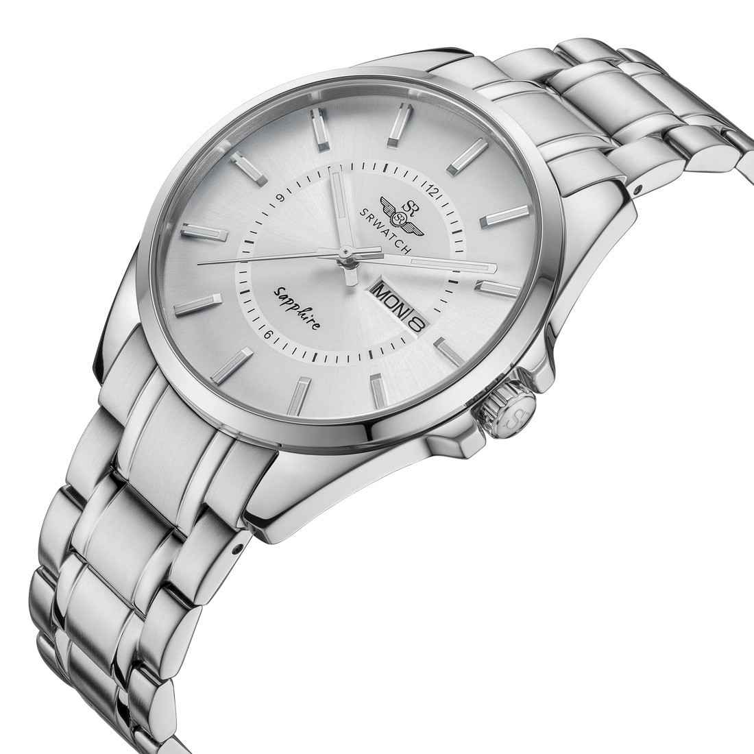 Đồng hồ Nam dây thép không gỉ  SRWATCH SG1901.1102TE Mặt kính Sapphire