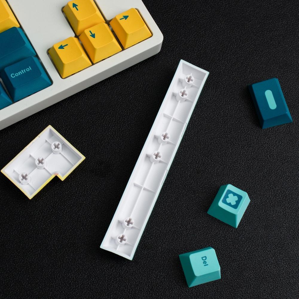 Bộ 130 Phím GMK Retrocast PBT 2U Shift ISO Enter 6.25U Cho Bàn Phím Cơ
