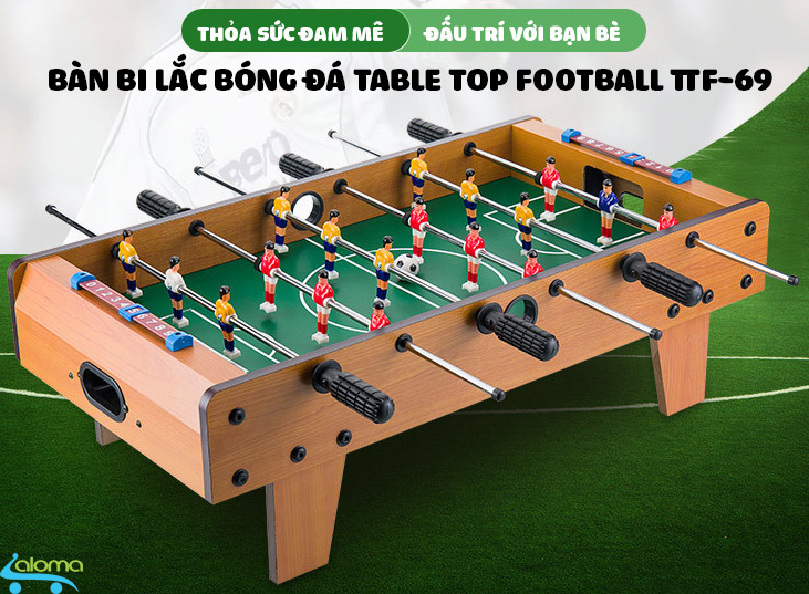 Đồ chơi bàn bi lắc bóng đá Table Top Football TTF-69cm cao cấp