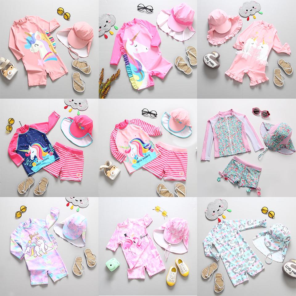 Đồ Bơi Bé Gái 2020 Trẻ Em Mới Của Bơi Chống Tia UV Đi Biển Cho Bé Gái Trẻ Em Đồ Tắm Bé Tập Bơi phù Hợp Với